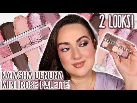 NATASHA DENONA MINI ROSE PALETTE REVIEW + 2 LOOKS & COMPARISONS!