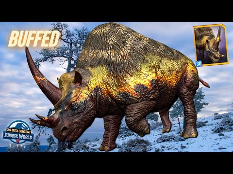 Brontolasmus gets a TITANIC BUFF! (Jurassic World Alive beta)