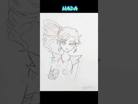 Dibujando un Hada en ibispaintx #fantasy #hadasyduendes #ibisxpaint #ilustracion #shortvideo