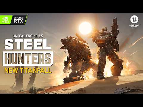 STEEL HUNTERS First Beta Gameplay | New FREE Mecha Hero Shooter like TITANFALL in Unreal Engine 5