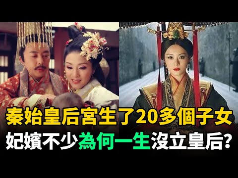 秦始皇后宮生了20多個子女，既然妃嬪不少，他為何一生沒立皇后？