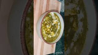 Palak paneer #shorts #recipe #food #palakrecipe