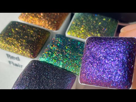 These Watercolours Are MAGICAL #metallicpaint #unboxing#shorts