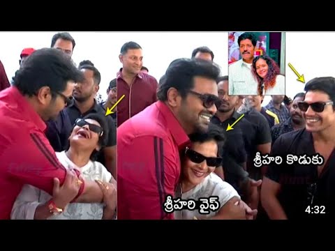 శ్రీహరి కొడుకు, వైఫ్ lovey moments with manchumanoj#viral #entertainment #sreeharison new movie