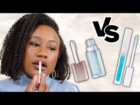 Which Gloss Is Better? | Fenty Gloss Bomb Ice Vs Huda Icy Silk Balm