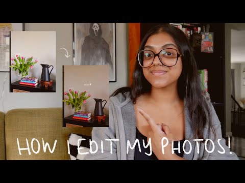 HOW I EDIT MY PHOTOS (2024) | aesthetic, moody, cozy vibes