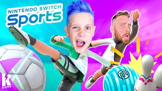 Surviving SWITCH SPORTS Online (vs WEIRD Nintendo Avatars!) K-CITY GAMING