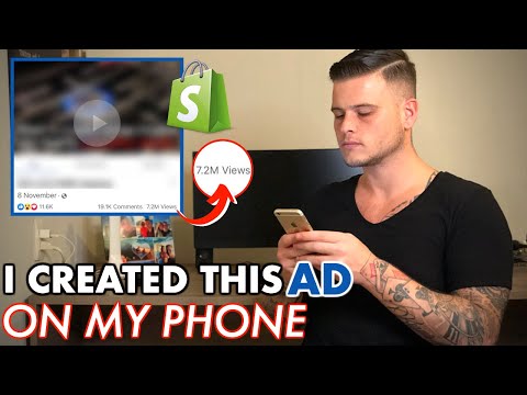 10+ ROAS?! 👀 How To Make Facebook Video Ads For Shopify Dropshipping On Your Mobile Phone