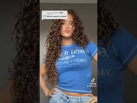 Simple Curl Routine! #curlygirlmethod #curly #curlyhairroutine