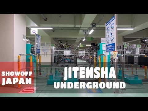 An Inside Look | Japanese Underground Bike Parking Lot | 自転車 Underground