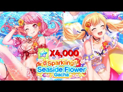 [EN] BanG Dream! - Sparkling! Seaside Flower Gacha 2021 Rerun (4,000 stars)