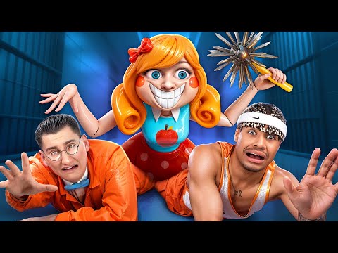 Jock and Nerd vs Miss Delight! Bad Teacher Runs a Prison! Smart Life Hacks