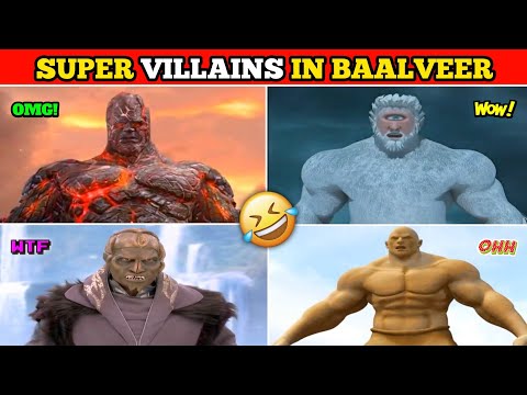 Funniest Villains Of Baalveer | Super Villain के सस्ते Version 😅