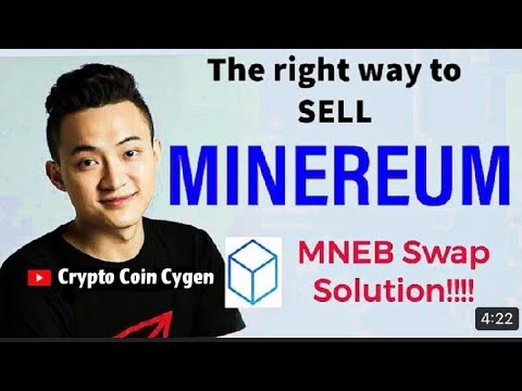 How to swap or sell Minereum token