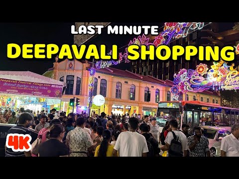 Exploring Singapore's Little India During Deepavali – Crazy Crowds, Lights, & Festival Shopping!