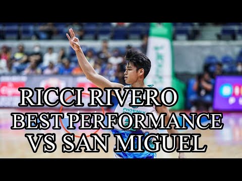 Ricci Rivero best performance vs San miguel