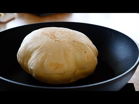 Pita Filling Eggs | Flour, Water and Yeast Can Make Pita? how to make a pita