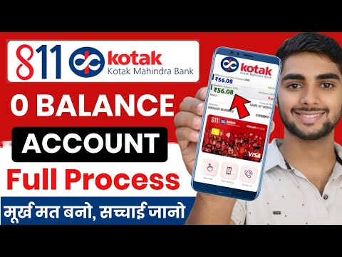 Kotak Mahindra Bank Open Account Zero Balance | Kotak 811 Account Opening Online Zero Balance