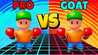 PRO vs GOAT in Stumble Guys!