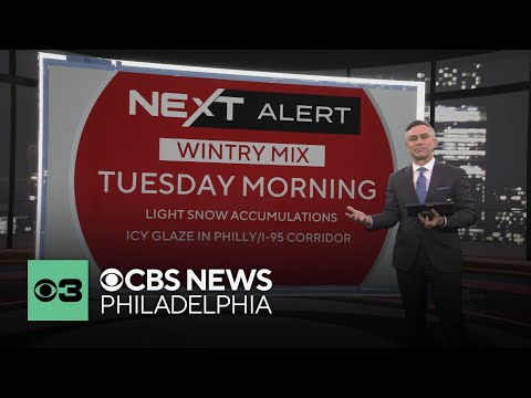 Wintry mix in Philadelphia region Tuesday morning could affect holiday travel