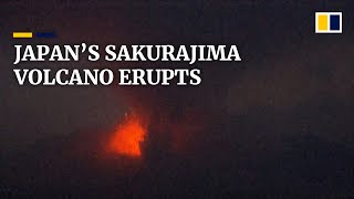 Sakurajima volcano erupts as Japan raises highest alert level for mass evacuation