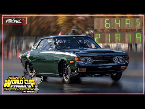 1974 Toyota Celica 2JZ Turbo - Kanian Racing 6.49 @219mph New Record at World Cup Finals 2024