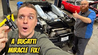 FIXING my Bugatti Veyron with a $10 VW Jetta part (and a zip tie)