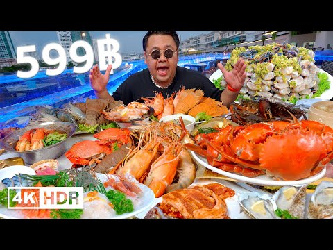 ALL YOU CAN EAT Best Seafood Buffet in Thailand