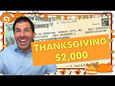 🔥 Thanksgiving Day: $2,000 4th Stimulus Check Update - Social Security, SSDI, SSI, Low Income