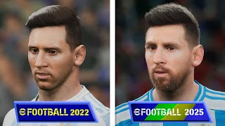 eFootball 2022 / 2023 / 2024 / 2025 | Graphics Evolution | Analista De Bits