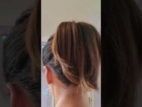 Easy Ponytail idea for short hair 😱 💡 😍 you can do it by yourself 😱😍