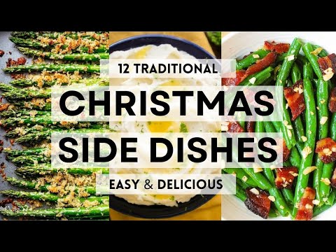 12 Traditional CHRISTMAS SIDE DISHES You Must Try | Easy Recipe Ideas #sidedishes #christmas2024