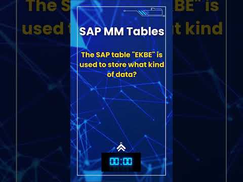 SAP MM Material Master Flash Card Quiz 6