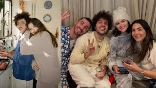 Selena Gomez smooches Benny Blanco | in cuddly holiday snap | after engagement news