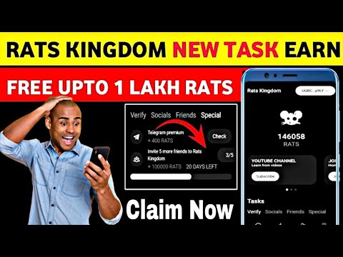 Rats Kingdom New Task | Earn 1 Lakh Rats | Rats Kingdom New Update