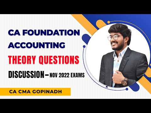 CA Foundation Accounts | Live Session | RTP Theory Question | CA CMA Gopinadh | LAKSHYA EDU