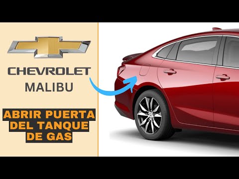 Chevy Malibu: Abrir la puerta del tanque de gas