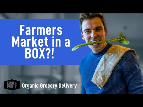 How to get cheap organic groceries delivered right to your door! Farm to People Farmers Market