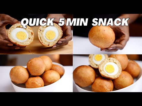 Just Wrap Eggs in dough, the result is amazing!