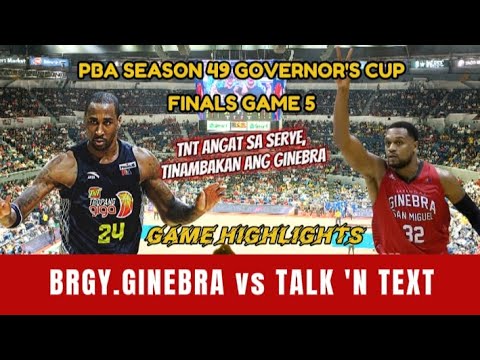 Brgy.Ginebra vs TNT Tropang Giga - Finals Game 5 Highlights | Nov.06.2024