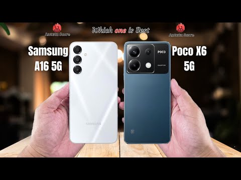 Samsung A16 vs Poco X6 5G  Full comparison ⚡Which one is Best