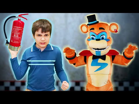 24 ЧАСА С РЕАЛЬНЫМ ФРЕДДИ ФАЗБЕРОМ FNAF 9 security breach