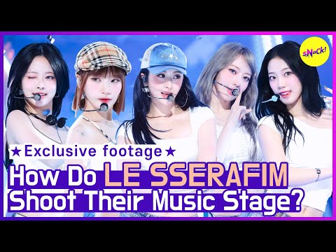 [EXCLUSIVE] How do LE SSERAFIM shoot their music stage? (ENG)