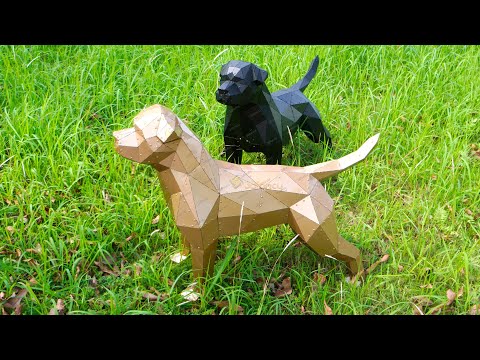 How to make Rottweiler Dog Metal with Rivet - Rottweiler Sculpture - Handmade Metal Dog Statue