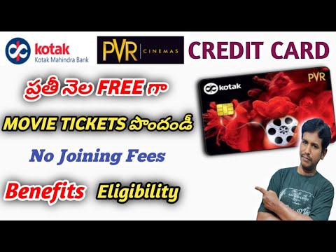 Kotak Bank PVR Credit Card full details|Kotak Bank Pvr inox  card benefits|#kotakbankcreditcard