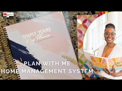 NEW Home Management Planner Setup| Using a Planner for Household Management and Cleaning Schedules