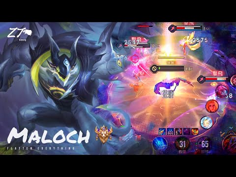 馬洛斯.造型集合 ☠  | Arena of Valor 操作精華輯 Ep 56 絕望斬 X Ashes on The Fire 進撃の巨人 The Final Season 【 贊恩 Zayn 】