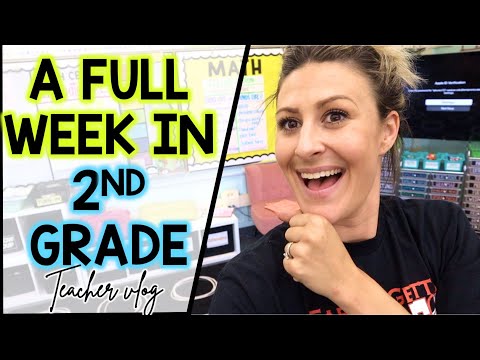 FIRST FULL WEEK OF SCHOOL! - 2nd Grade Teacher Vlog