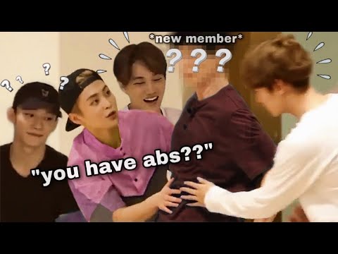 EXO training their new EXO member