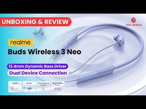 Realme Buds Wireless 3 Neo - Unboxing & Review - Dynamic Bass Driver